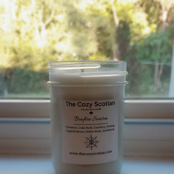 Bonfire Season 7oz Soy Candle - Picture 3 of 3
